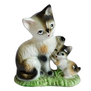 Porcelæn figur katte kattefigur