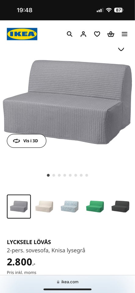 Sovesofa, IKEA