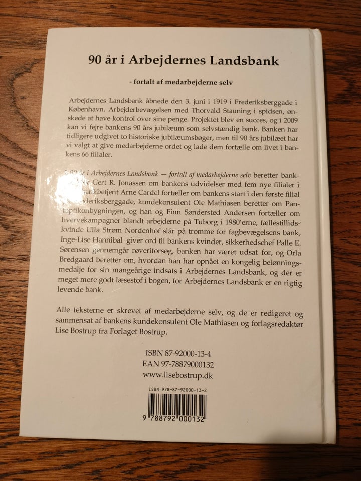 90 år i Arbejdernes Landsbank,