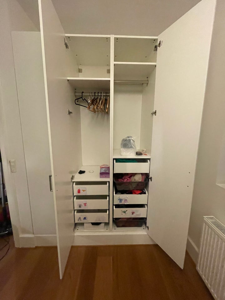 Garderobeskab, Ikea, b: 200 d: 60 h: