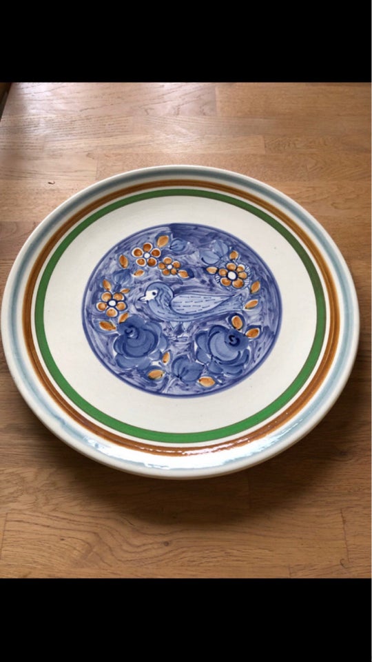 Skøn farverig platte - tallerken