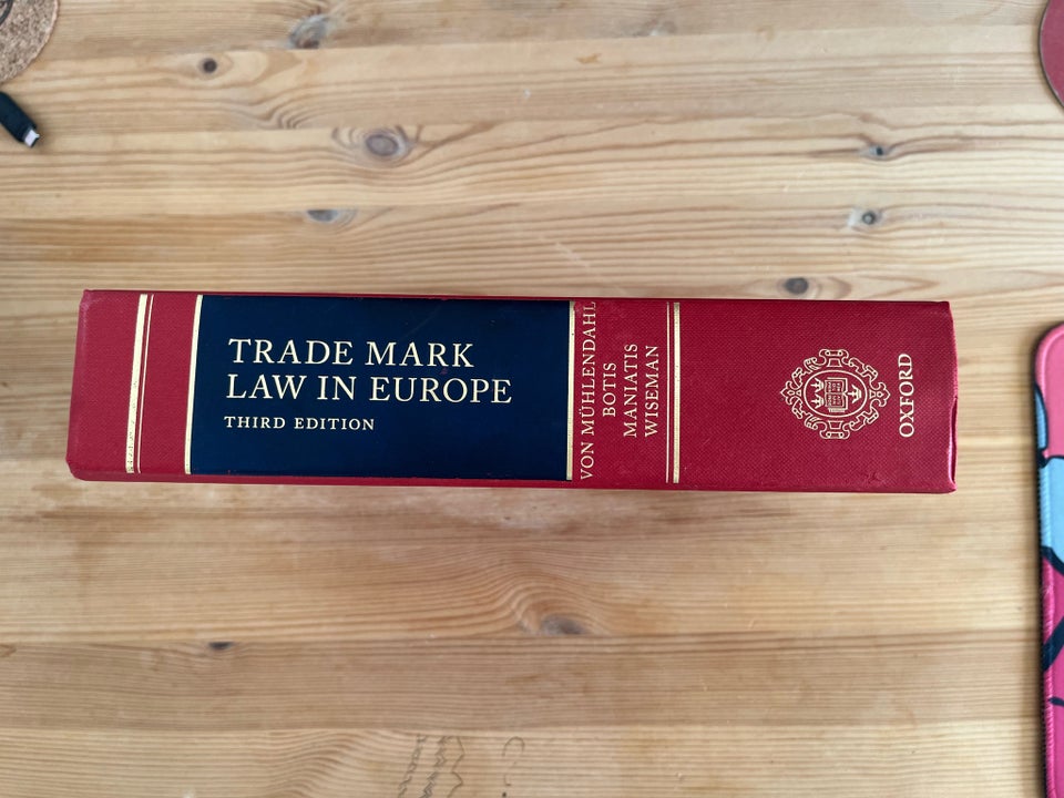 Trade Mark Law In Europa Professor