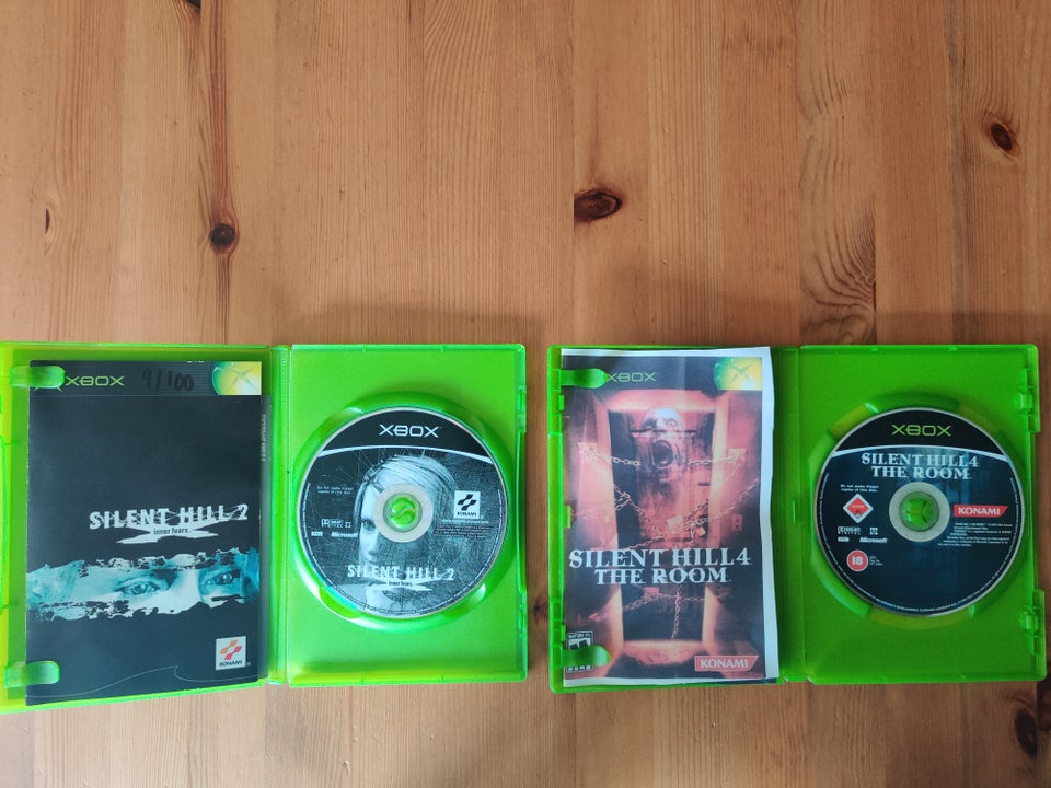 Silent Hill 2 og 4 til Xbox Original