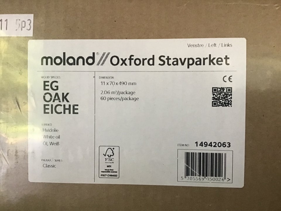 Moland Oxford eg hvidolie