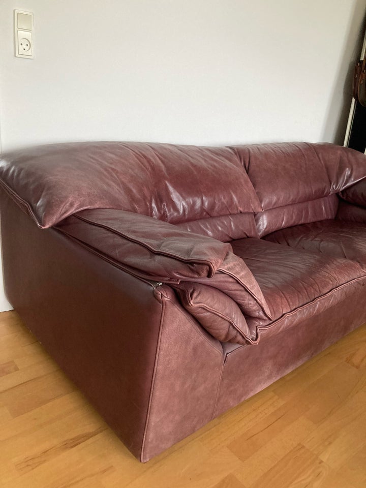 Sofa læder 2 pers