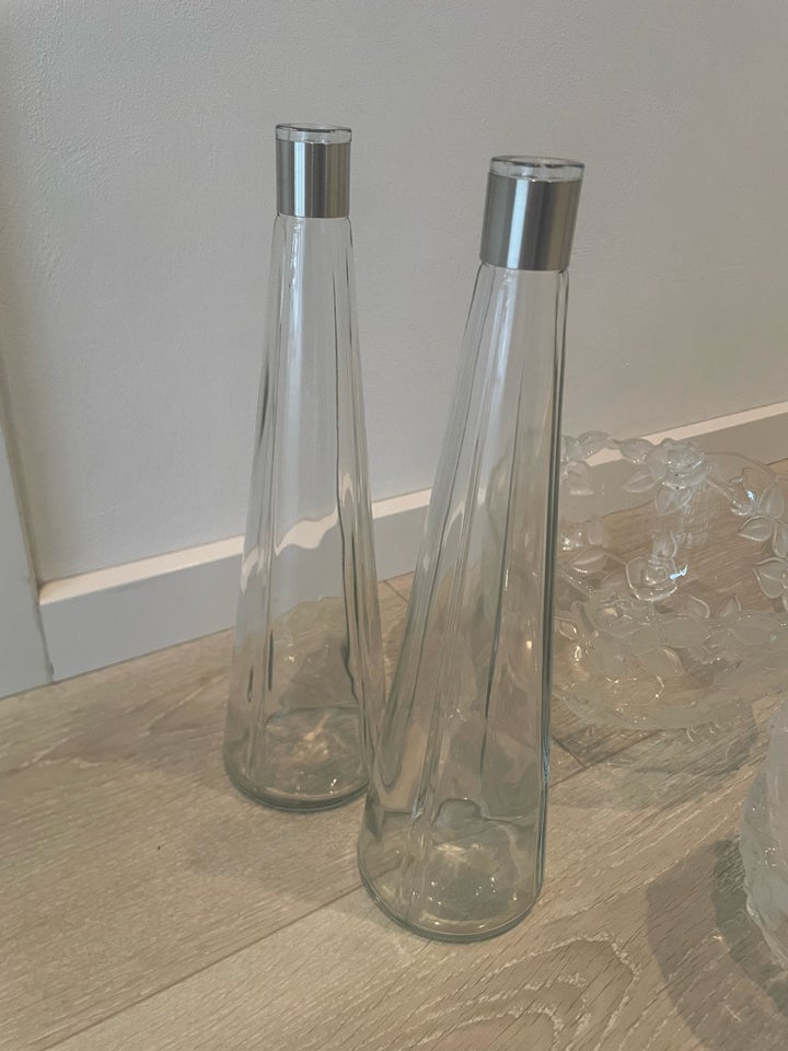 Glas Skåle fad og vinkaraffel