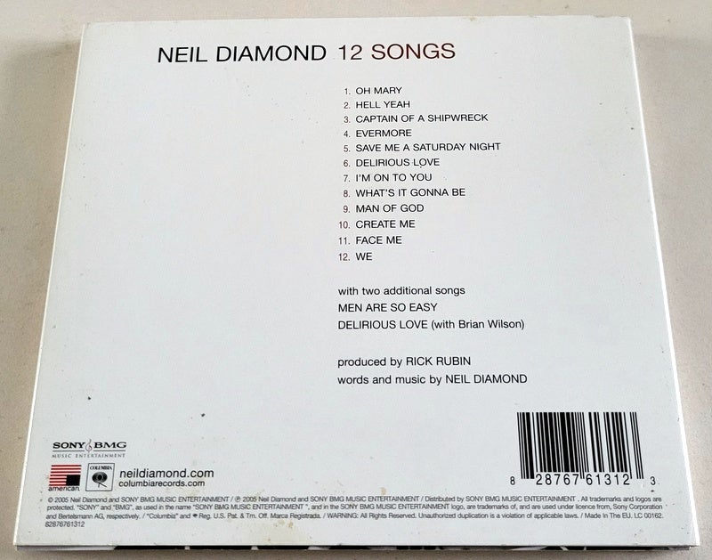 Neil Diamond: 12 songs, rock