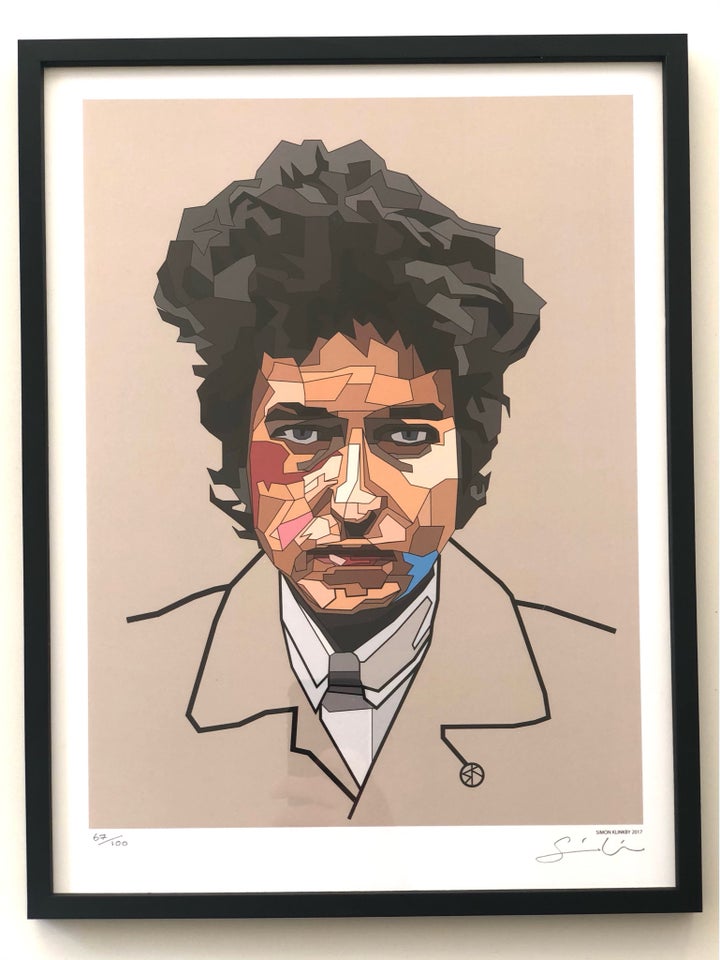 Grafisktryk, SK, motiv: Bob Dylan