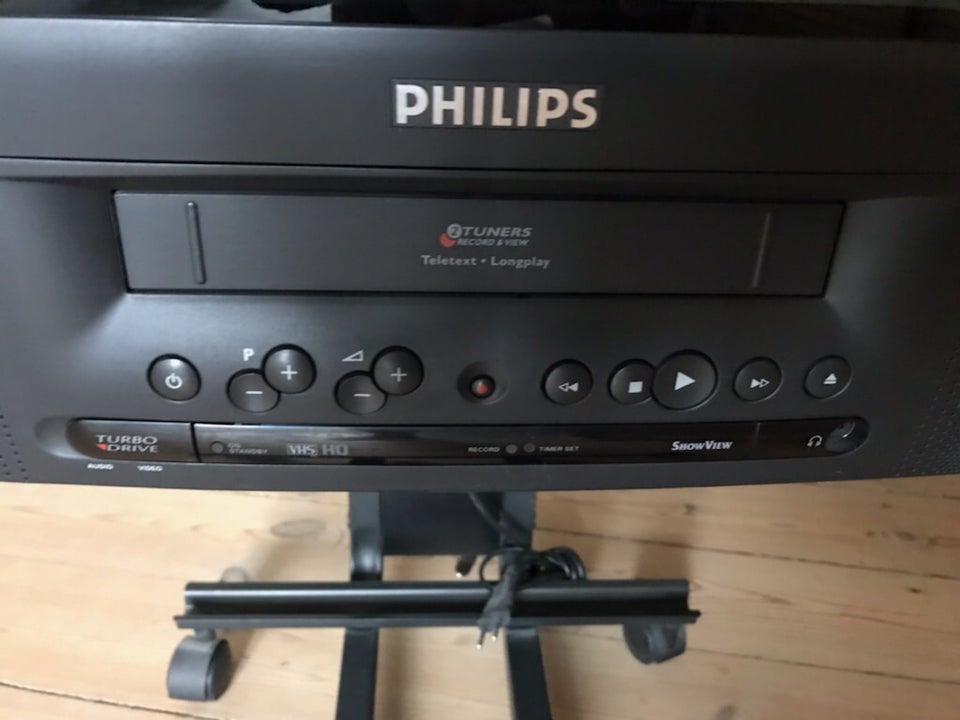 VHS videomaskine, Philips, Tv med