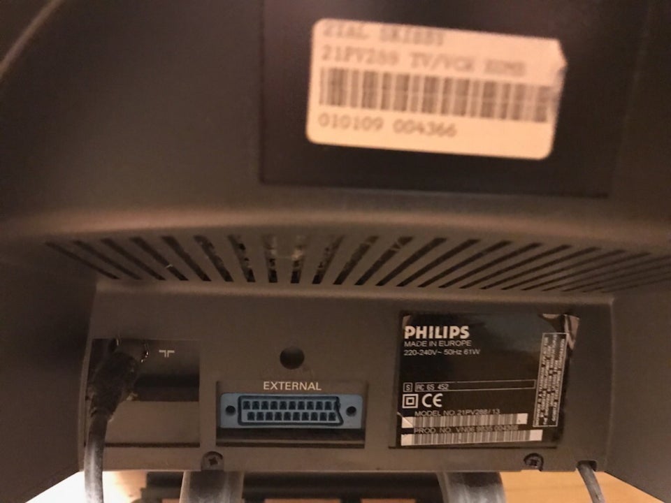 VHS videomaskine, Philips, Tv med