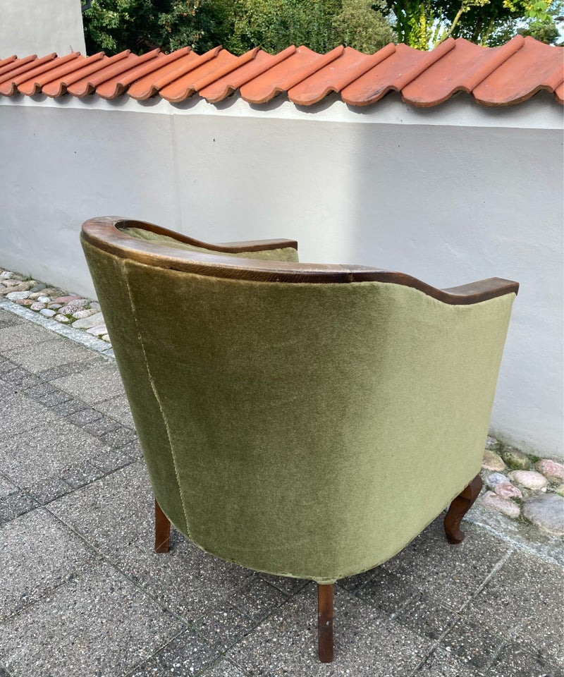 Loungestol, velour, 60’er Vintage