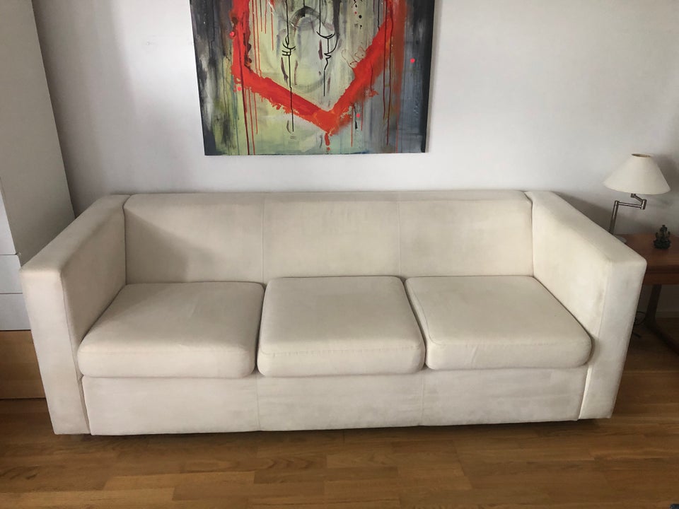 Sofa, alcantara, 3 pers.