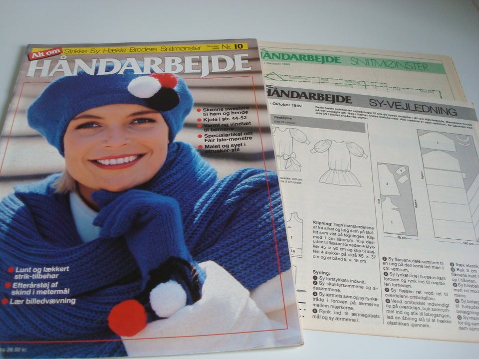 Alt om håndarbejde nr. 10 1989, Blad