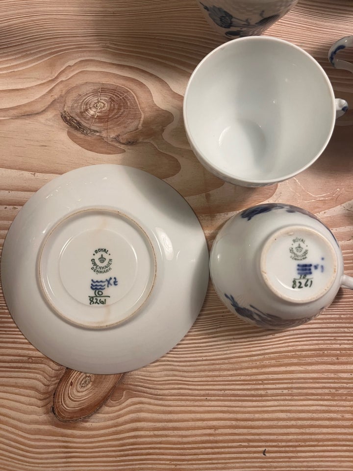 Porcelæn Blå blomst kaffekopper