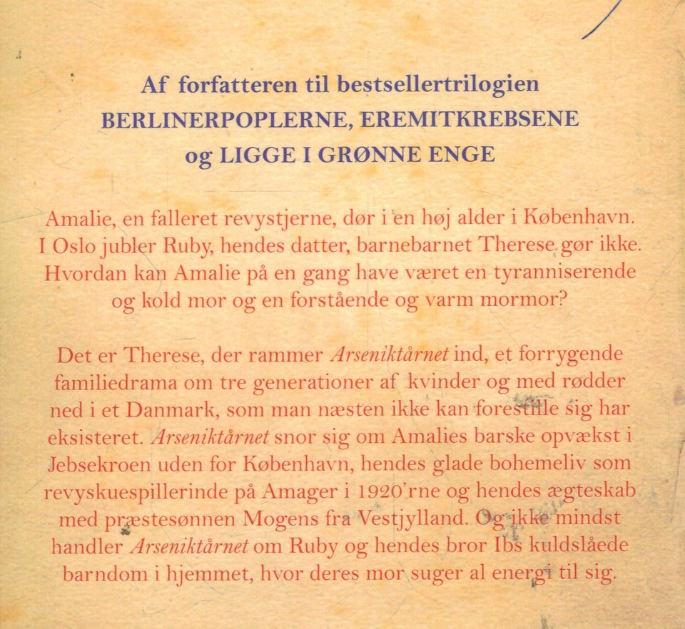 Arseniktårnet, Af Ragde, Anne B