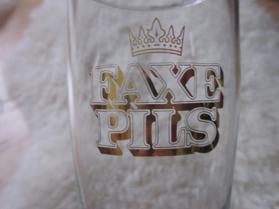 Øl FAXE PILS ølglas