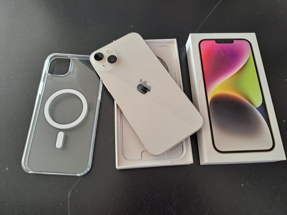 iPhone 14 Plus, 128 GB, hvid