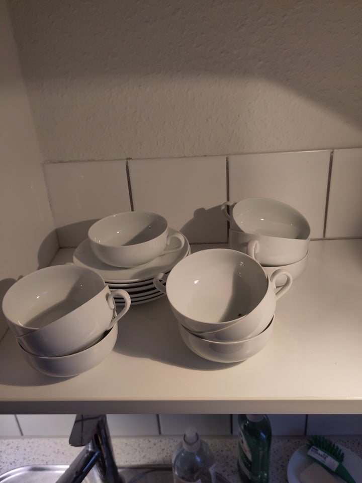 Porcelæn, Tekopper fine fra 60'