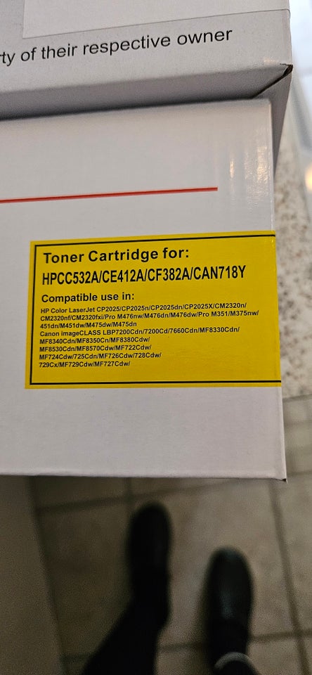 Lasertoner Uoriginal Til HP