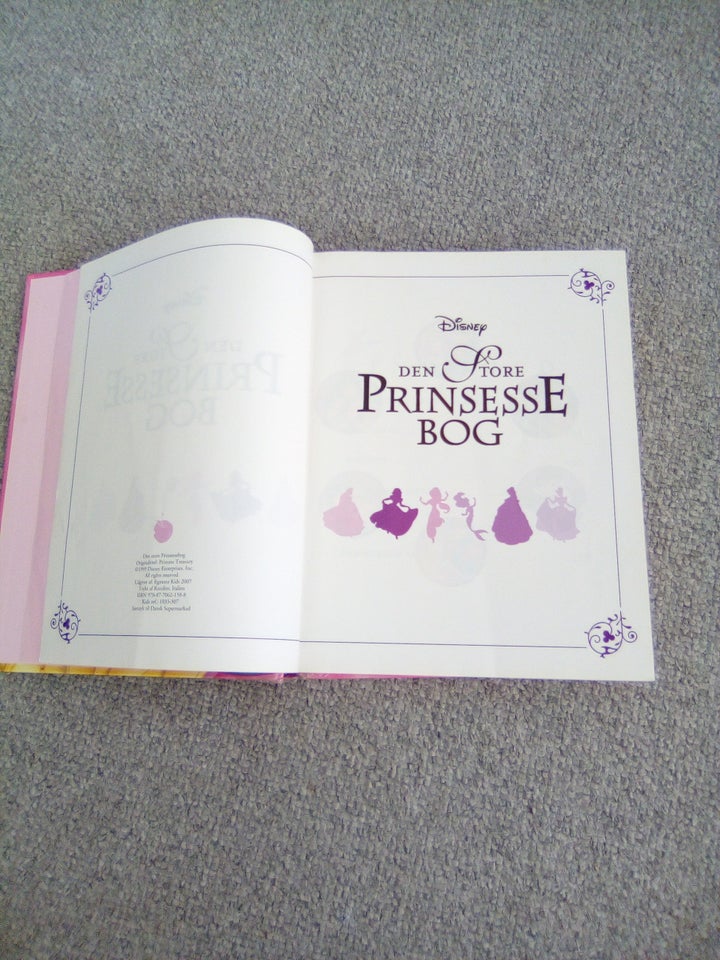 Den store prinsessebog, Disney