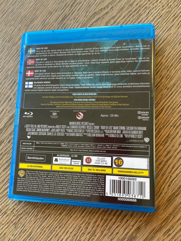 Body Of Lies, Blu-ray, action