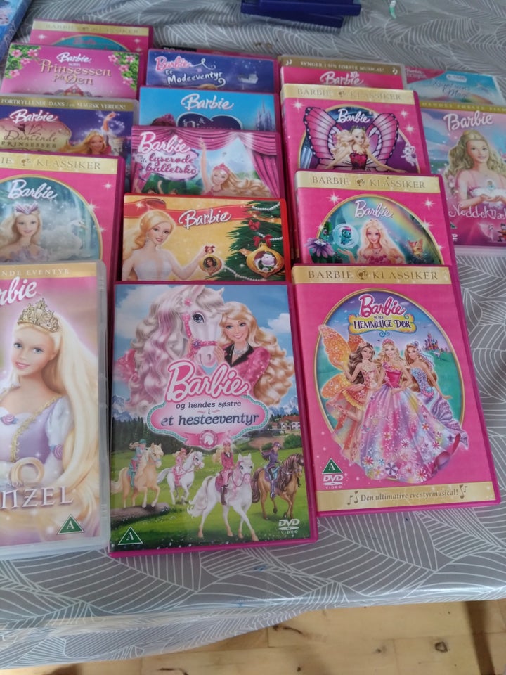 Barbie film, DVD, tegnefilm