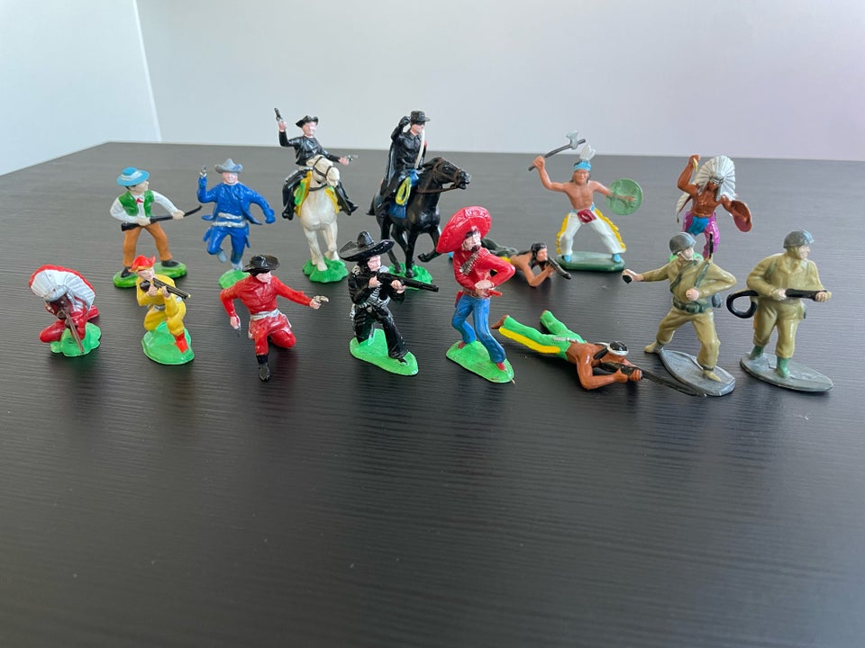 Legetøj, Plastikfigurer, Cowboys