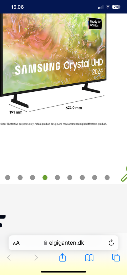 Tv-fod, Samsung, Perfekt