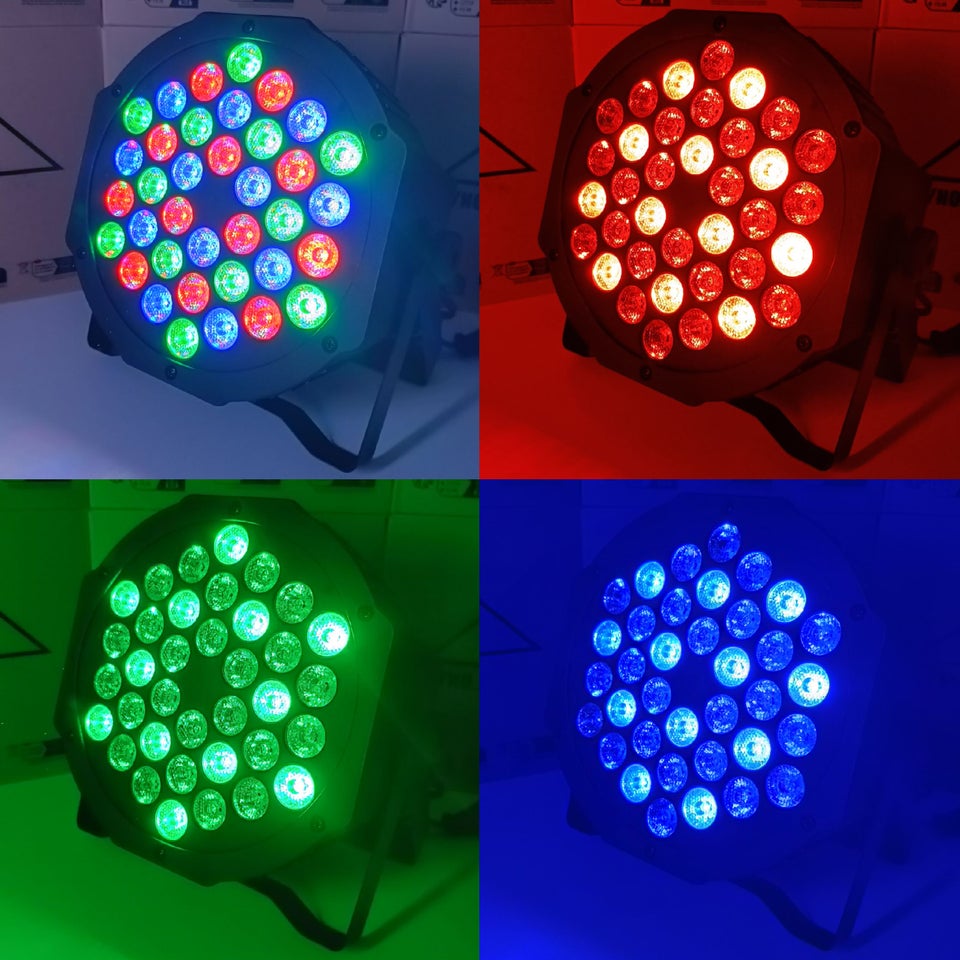 NY! 36 RGB LED Diskolys +