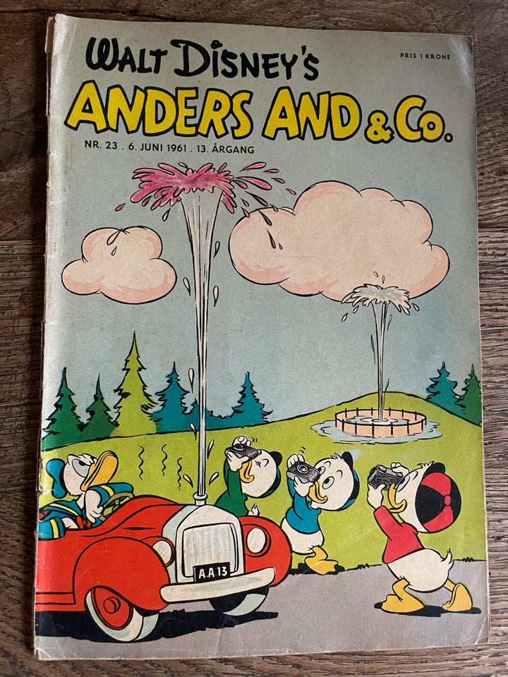 Anders And 1961 nr. 23, Walt Disney,