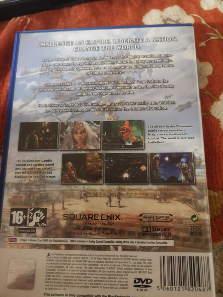 Final fantasy XII PS2 rollespil