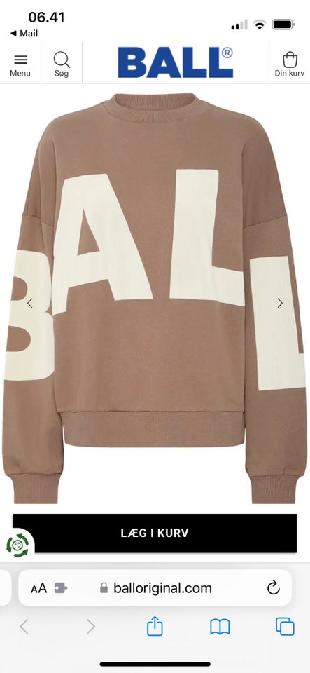 Sweatshirt, BALL, str. 44