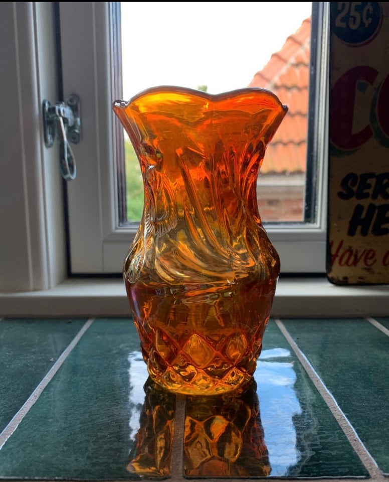 Glas Vase Carnival / lustre