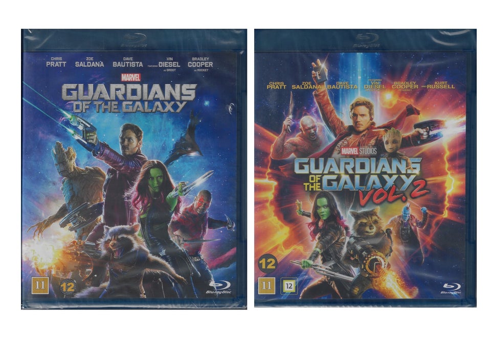 Guardians of the Galaxy 1 + 2.,