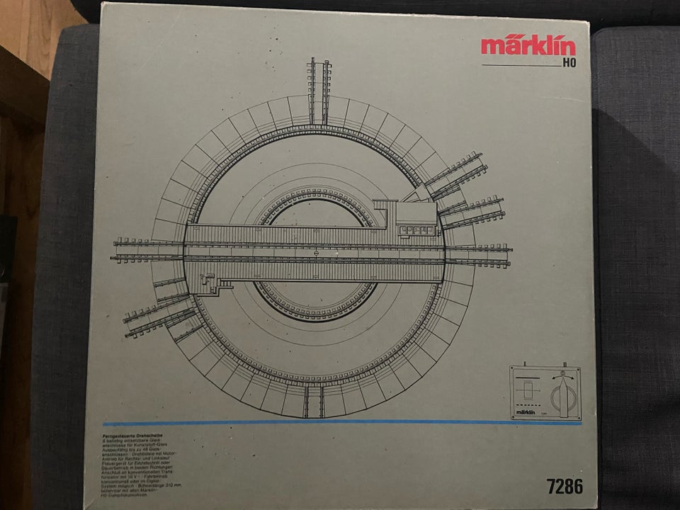 Modelbane Märklin H0 7286 skala