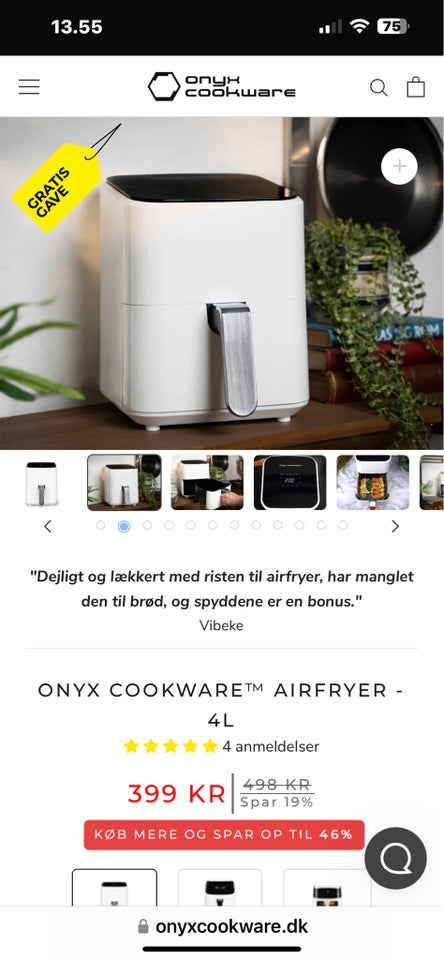 Airfryer, Onyx