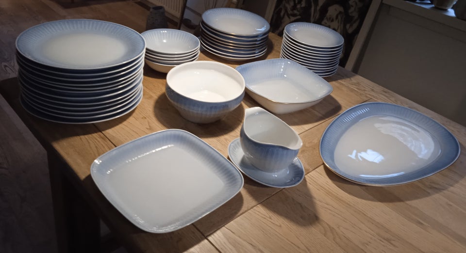 Porcelæn, Tallerkner, skåle kande