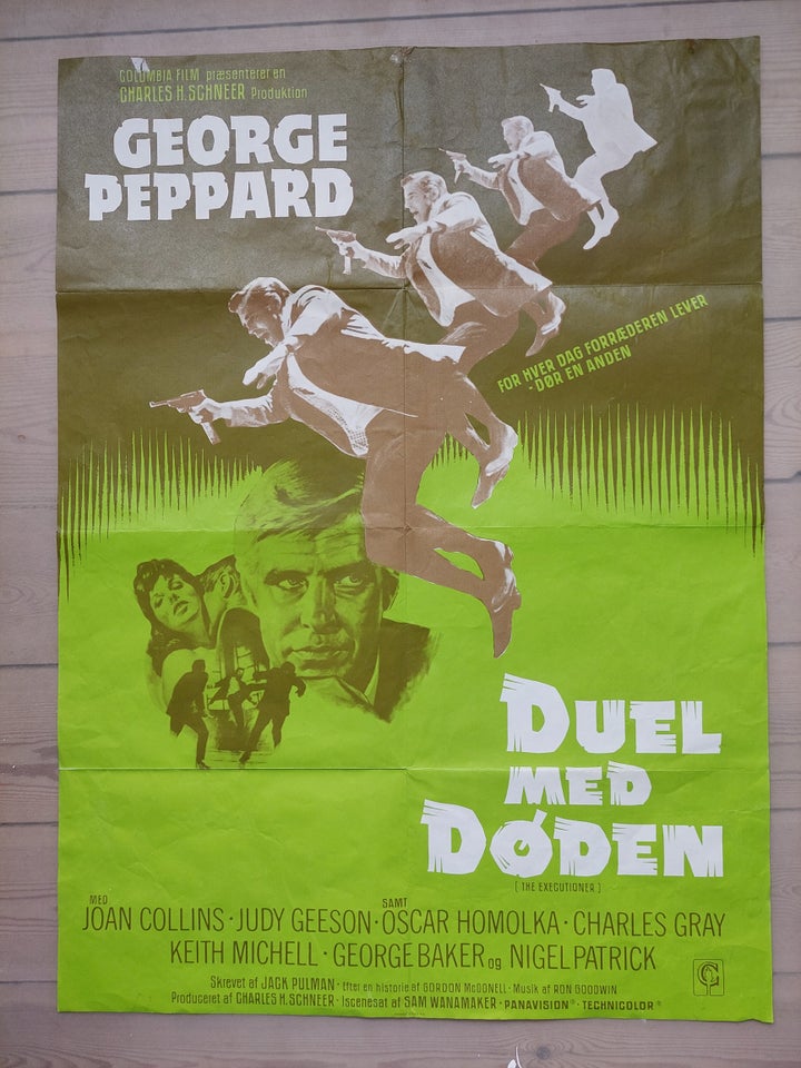 Plakat, motiv: Duel med døden, b: 62