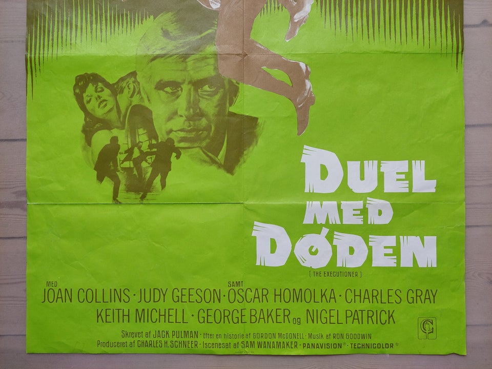 Plakat, motiv: Duel med døden, b: 62