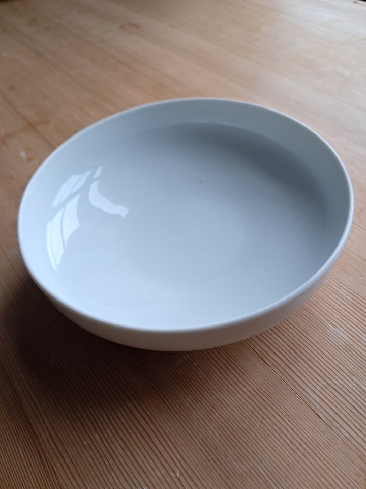 Porcelæn, kagefad, Hvid koppel