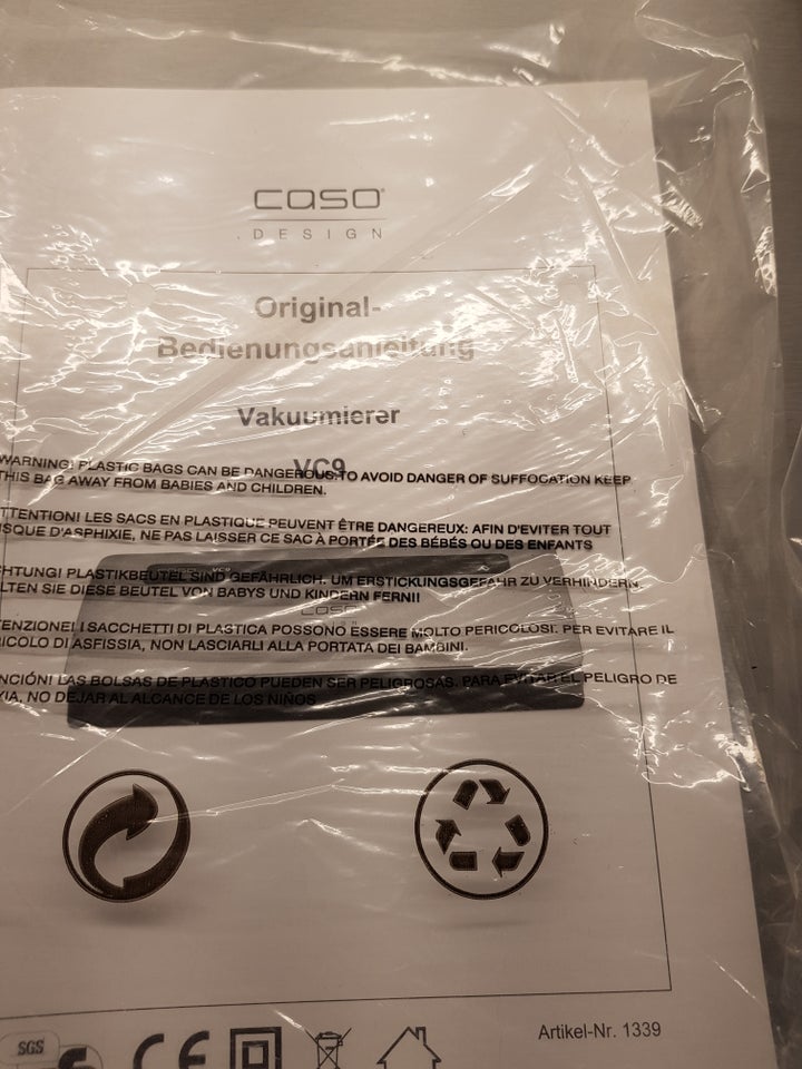 Sous Vide maskine og caso design