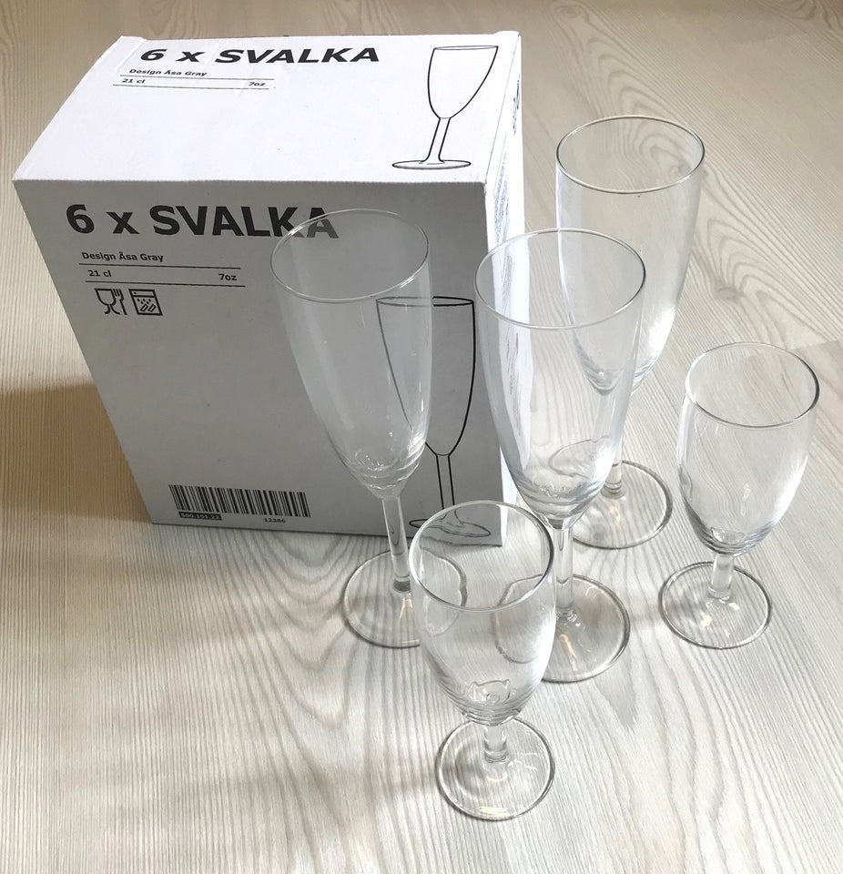 Glas Champagne glas SVALKA