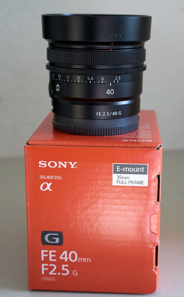 prime fullframe, Sony, Sony FE 40mm