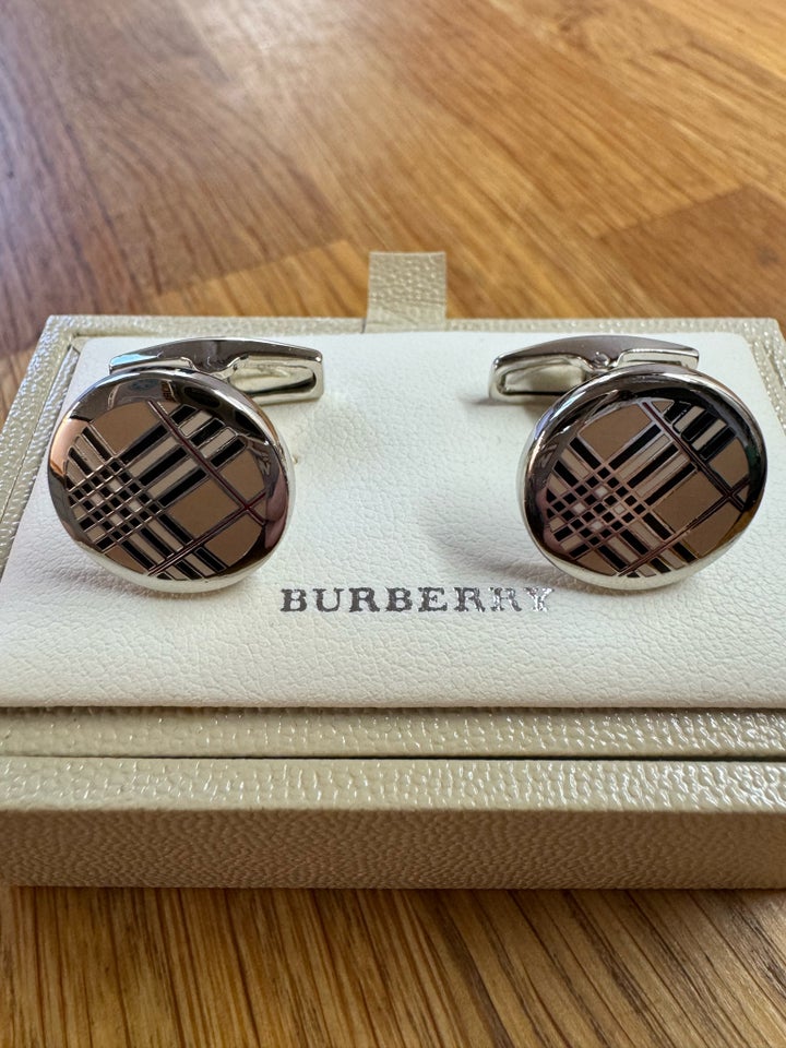 Manchetknapper, stål, Burberry