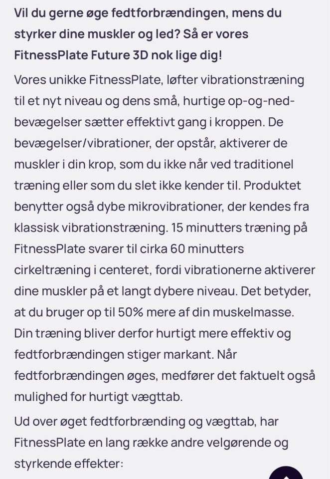 Andet Fitnessplate Trend rehab