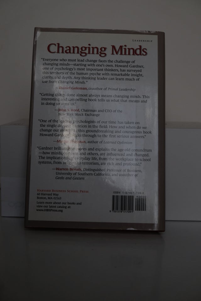 Changing Minds, Howard Gardner ,