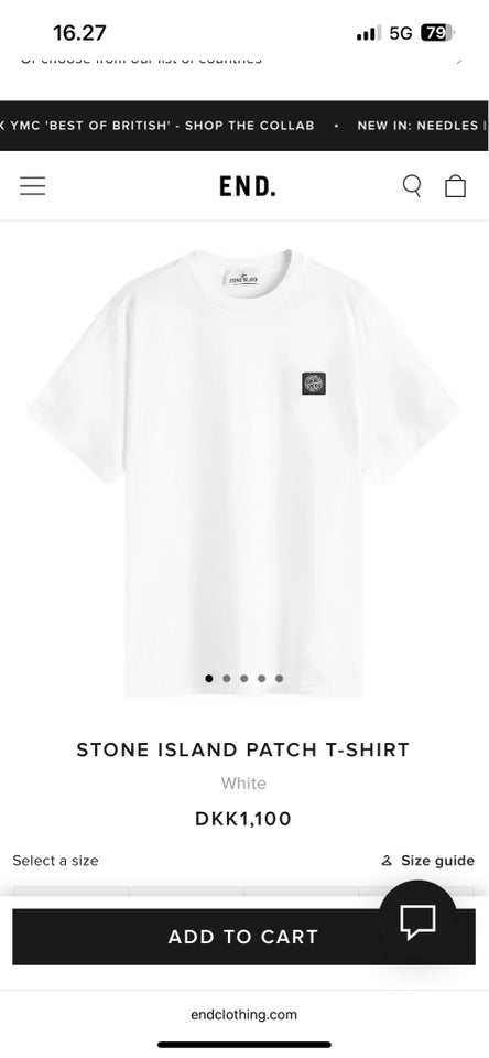 T-shirt, Stone island, str. M