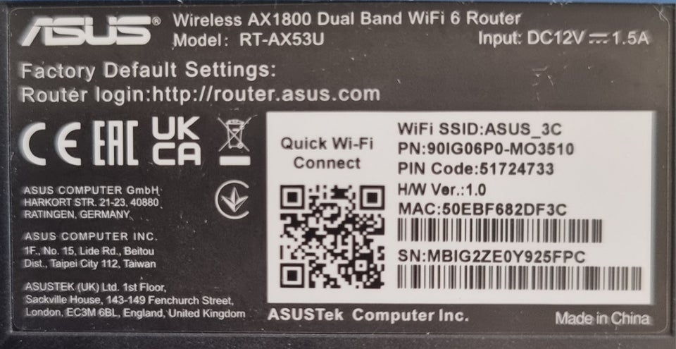 Router wireless Asus