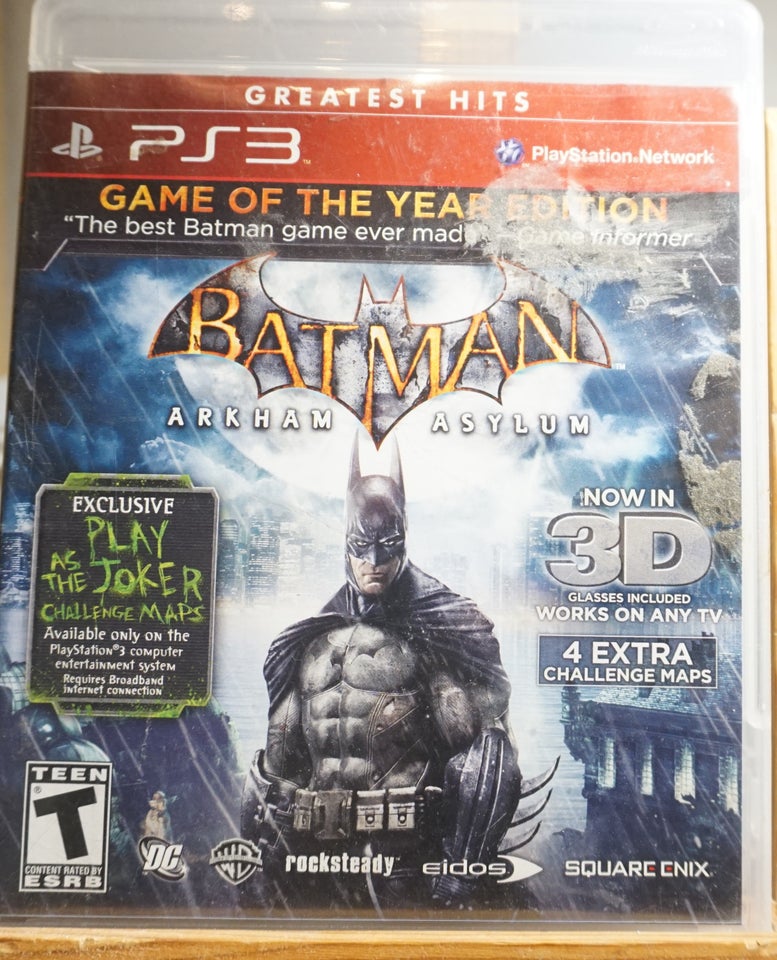 Batman Arkham Asylum, PS3