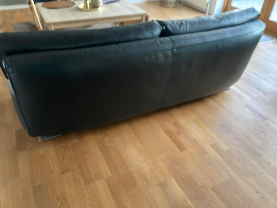 Sofa, læder, 4 pers.